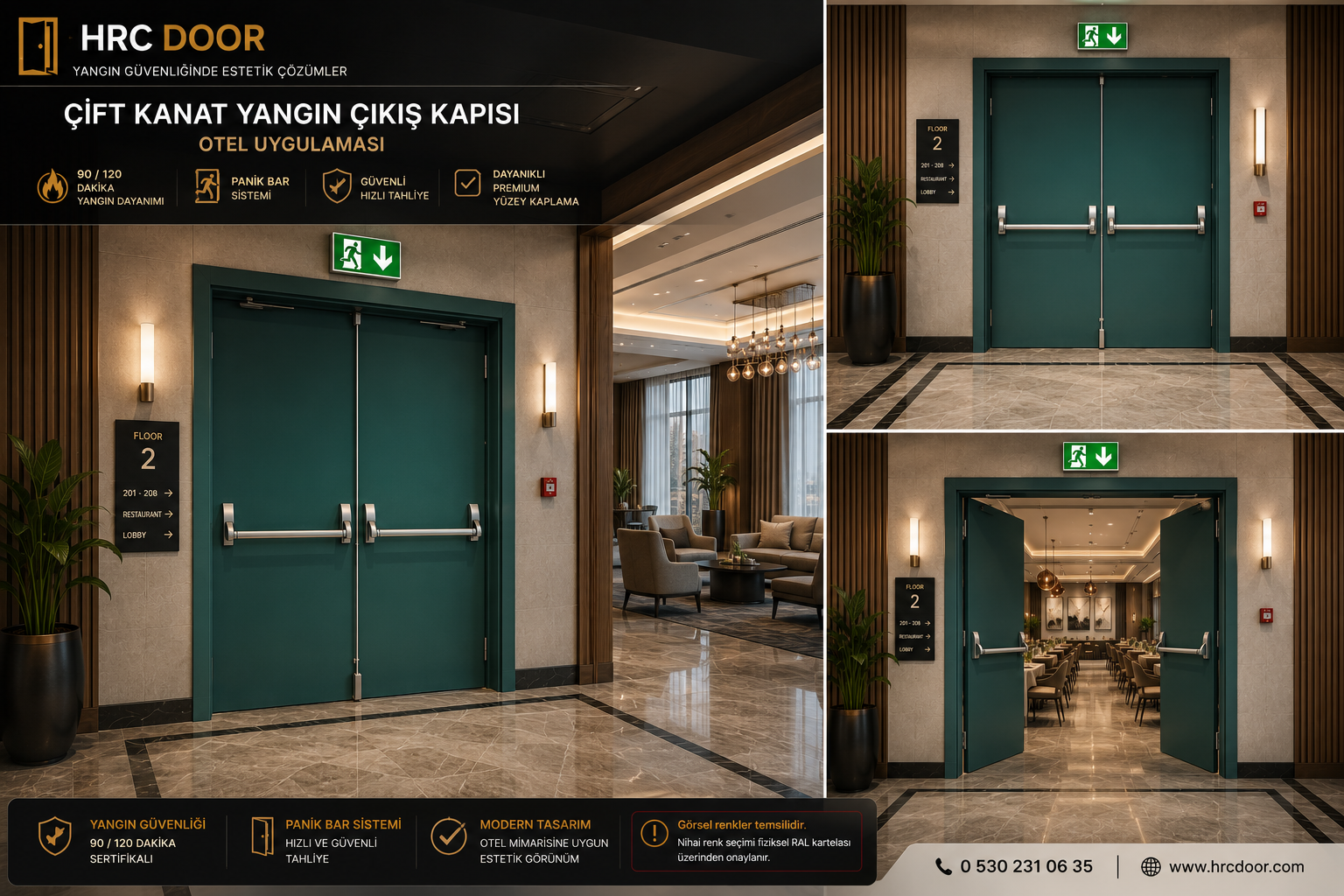 ÇİFT KANAT YANGIN ÇIKIŞ KAPISI GÖRSELİ-3