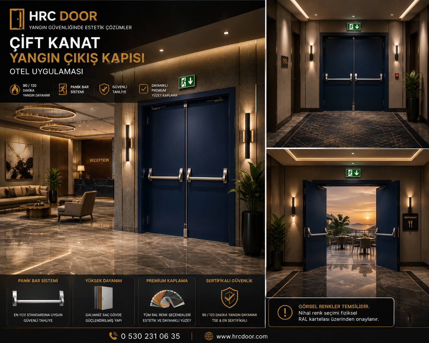 ÇİFT KANAT YANGIN ÇIKIŞ KAPISI GÖRSELİ-4
