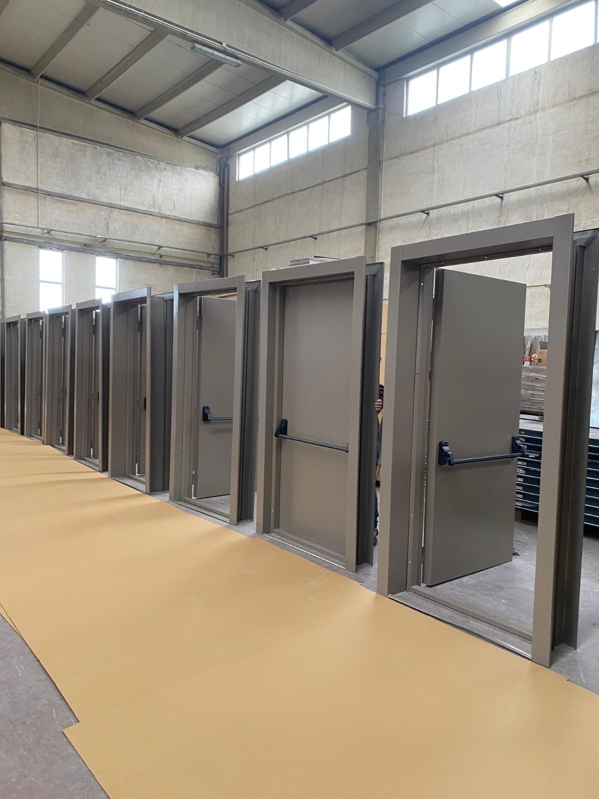hrc door tek kanat yangın çıkış kapısı 5
